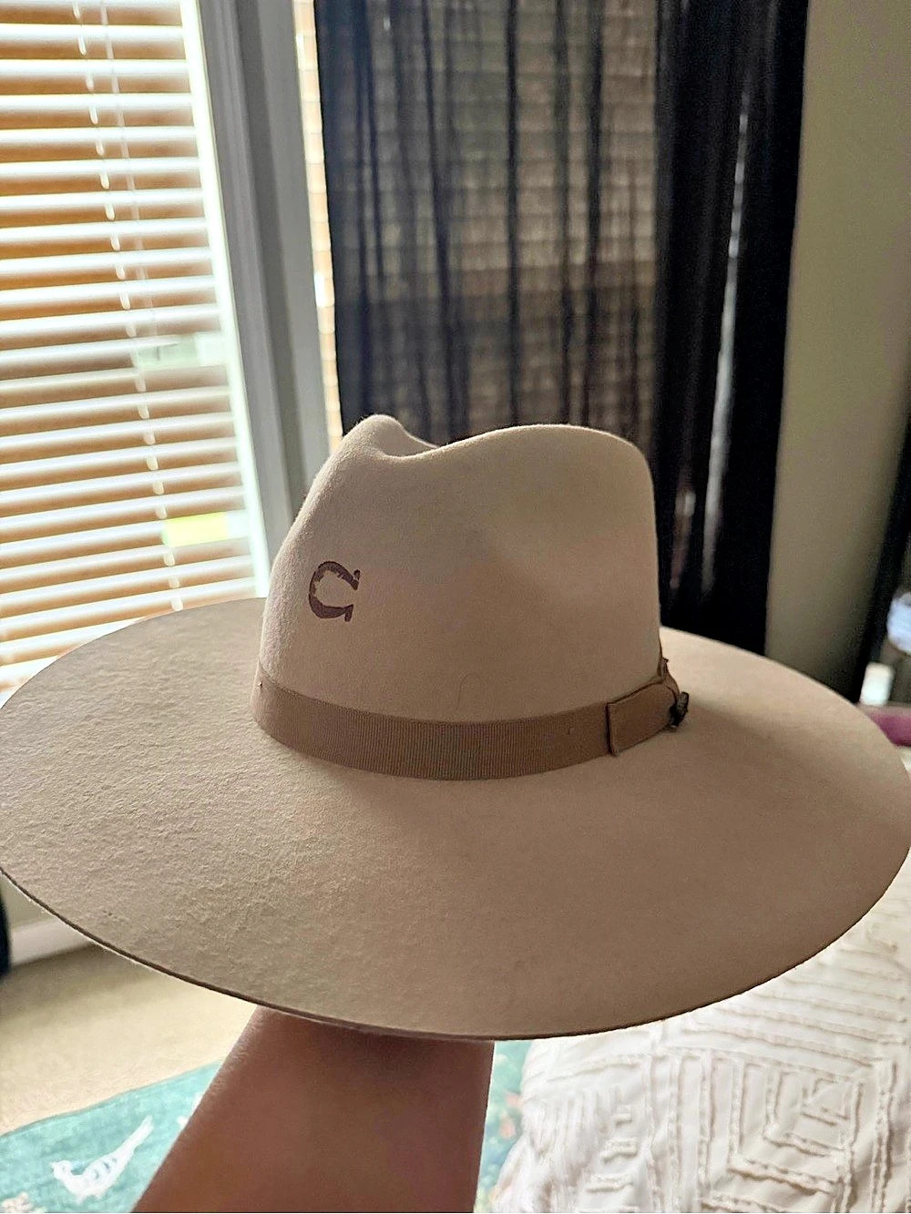 Charlie 1 Horse Highway Felt Western Hat Beige